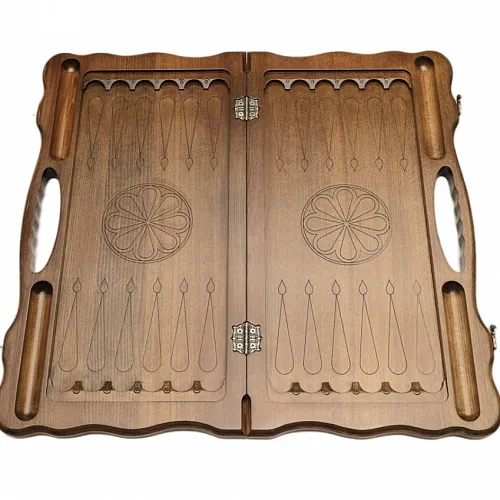 Нарды-шашки резные "Корабль"