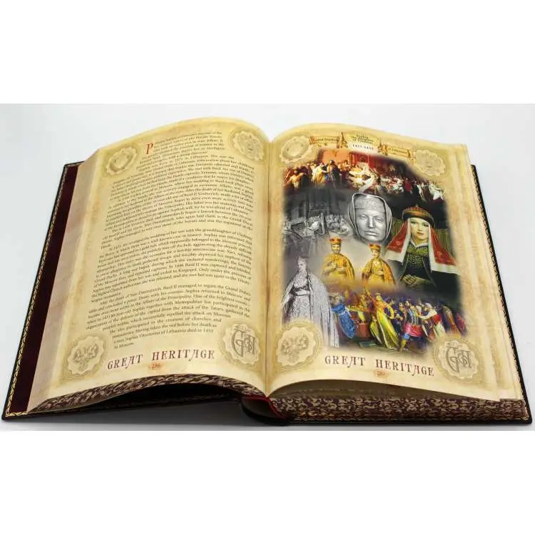 Подарочная книга "Россия" на английском языке "Russia" History of Motherland 862-2020