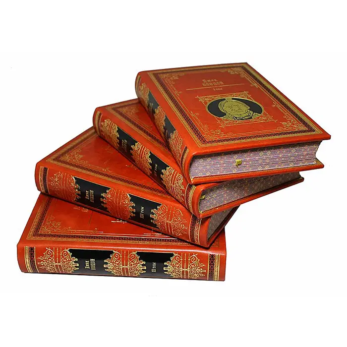 Собрание сочинений в кожаном переплете. Джек Лондон. (в 14-ти томах)