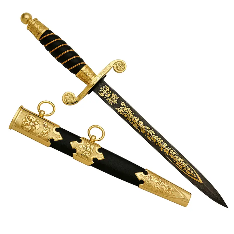 Кортик из дамасской стали "Герб России" Златоуст