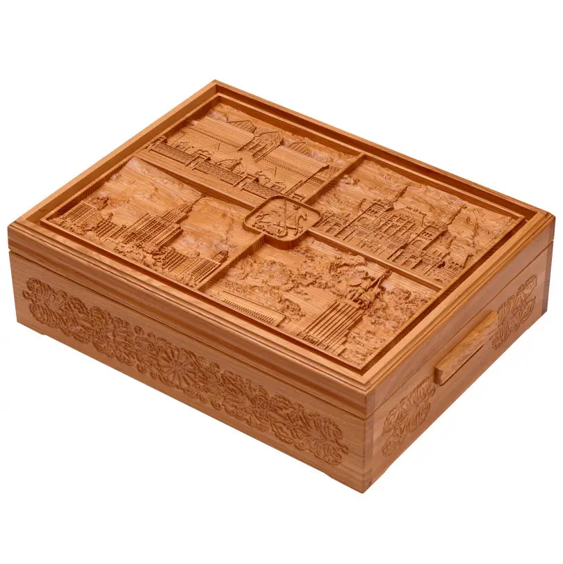 Большое русское лото в шкатулке "Виды Москвы"