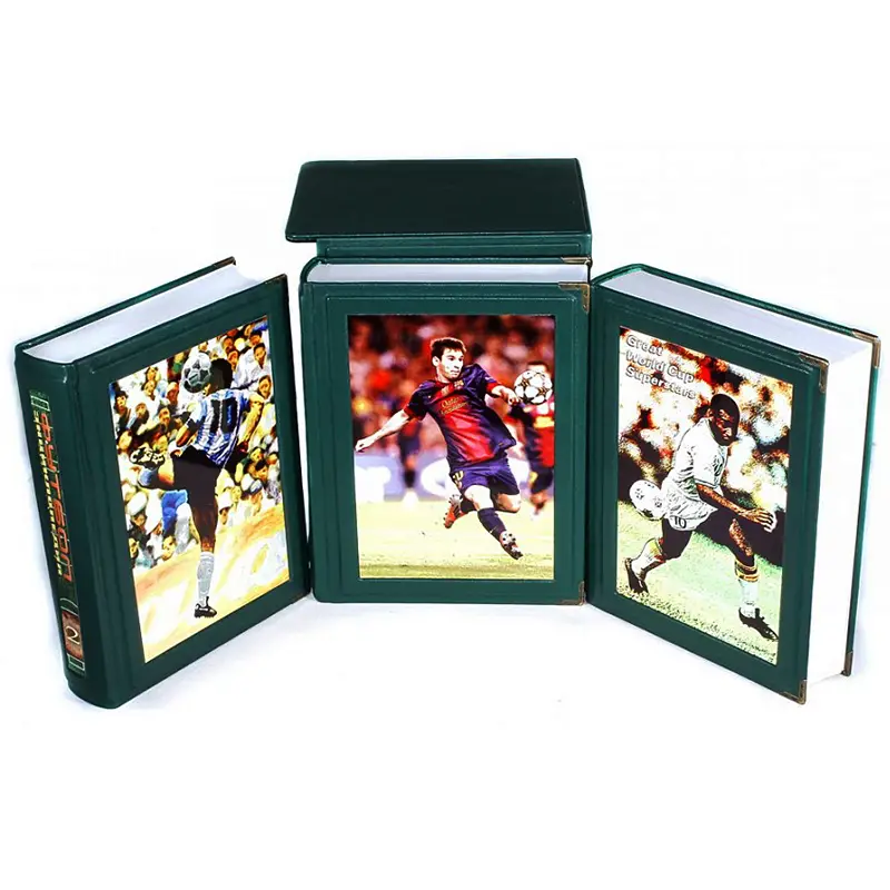 Подарочное издание книги "Футбол" в 3-х томах в кожаном переплете