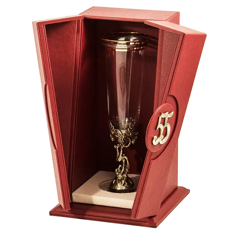 Бокал для шампанского "Юбилей, 55 лет" 