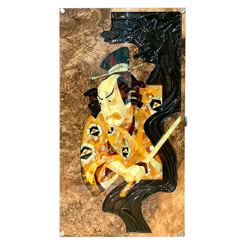 Нарды из янтаря "Самурай"