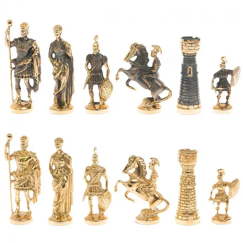 Шахматы из камня и бронзы "Римские" 