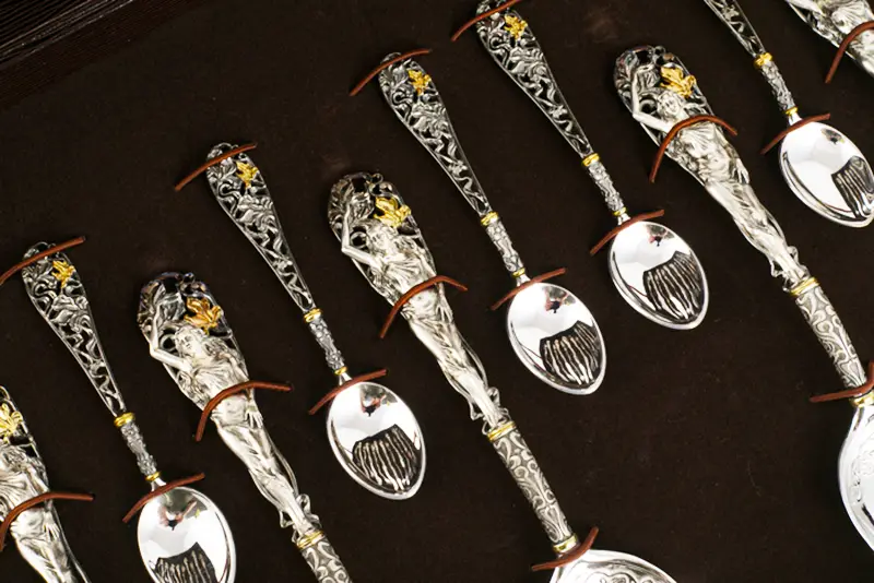 Набор столового серебра "Гармония" (24 предмета)