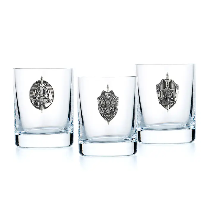 Водочные стопки на 3 персоны "Чекисты"