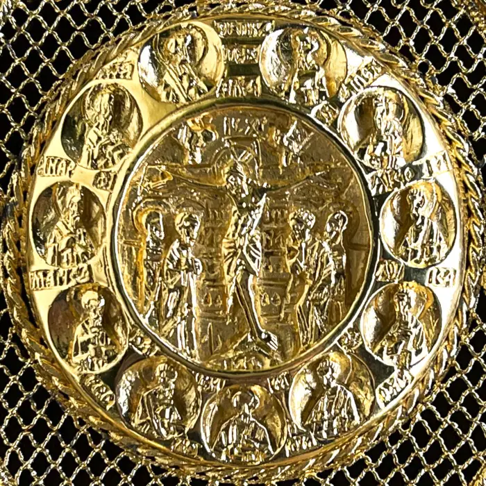 Православный молитвослов с филигранью ручной работы покрытой золотом