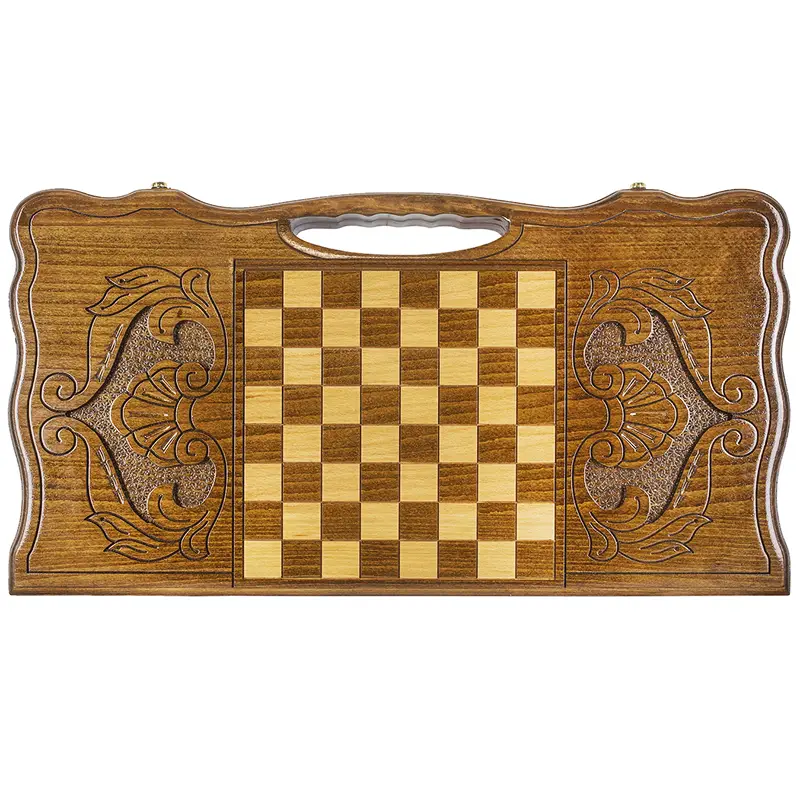 Подарочные нарды из массива бука "Сова"