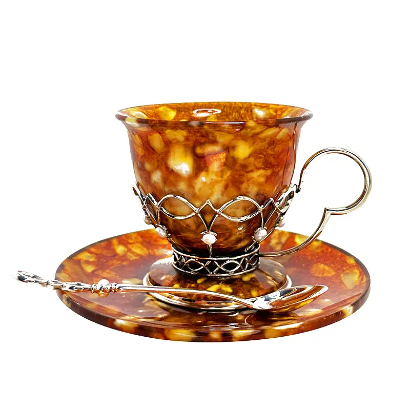 Чайный набор из янтаря «Венера»