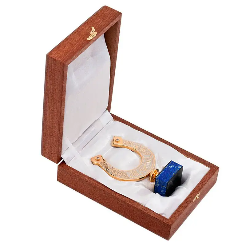 Подкова "На счастье" лазурит