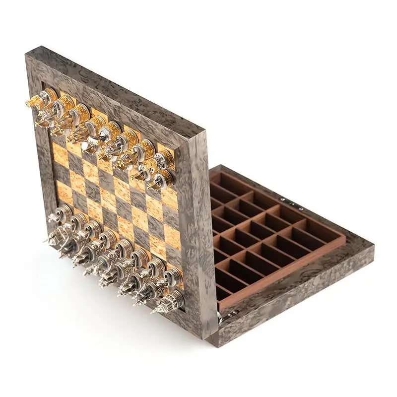 Дорожные шахматы из серебра «Синопское сражение»