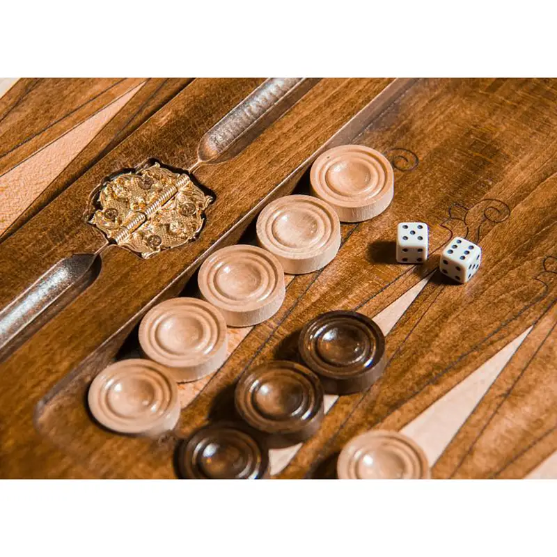 Нарды-шашки подарочные "Герб РФ"