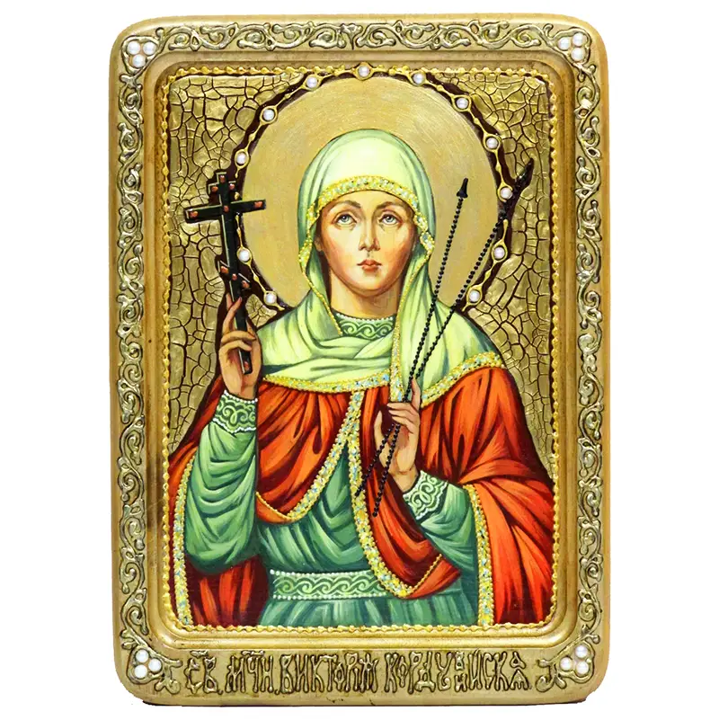 Живописная икона Святая мученица Виктория Кордувийская