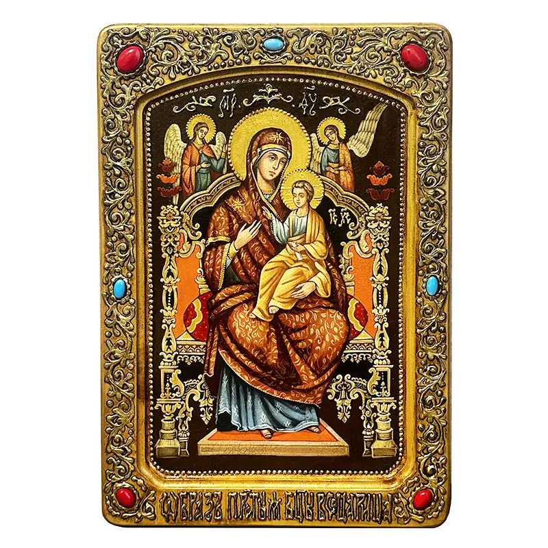 Икона живописная Божией матери «Всецарица (Пантанасса)»