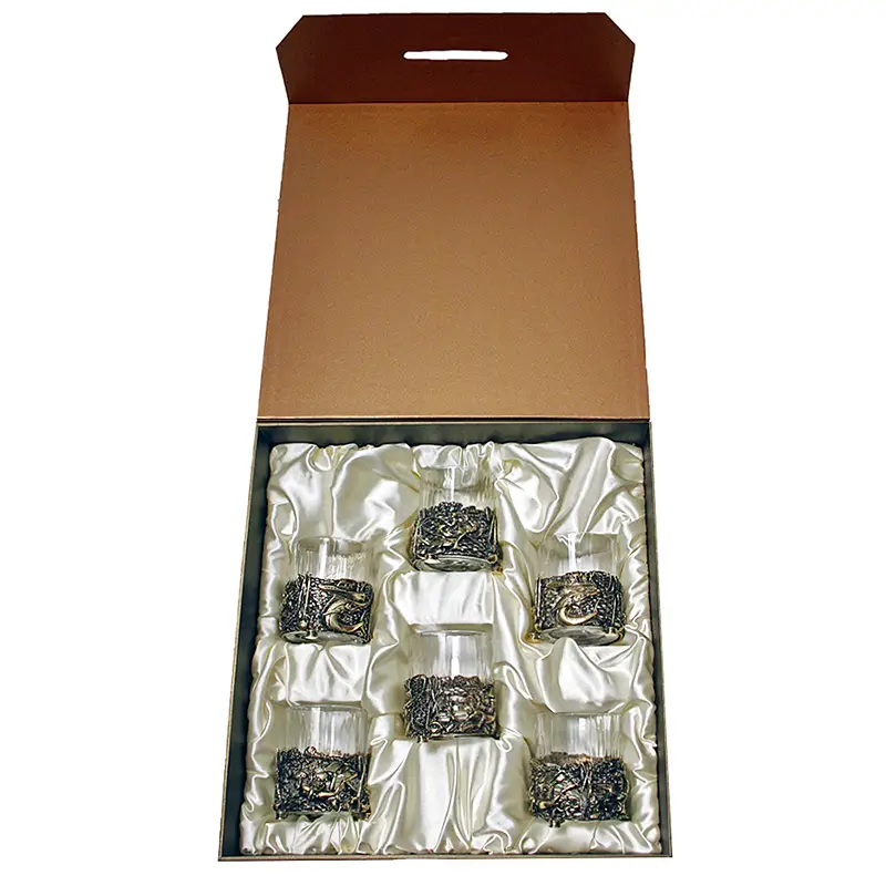 Набор из 6-ти бокалов для виски "Рыбалка"