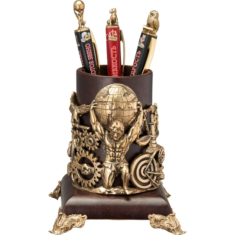 Подставка для письменных принадлежностей "Атлант"