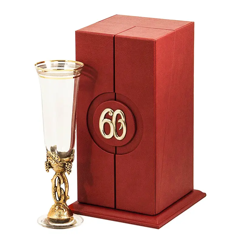 Бокал для шампанского "Юбилей, 60 лет" 