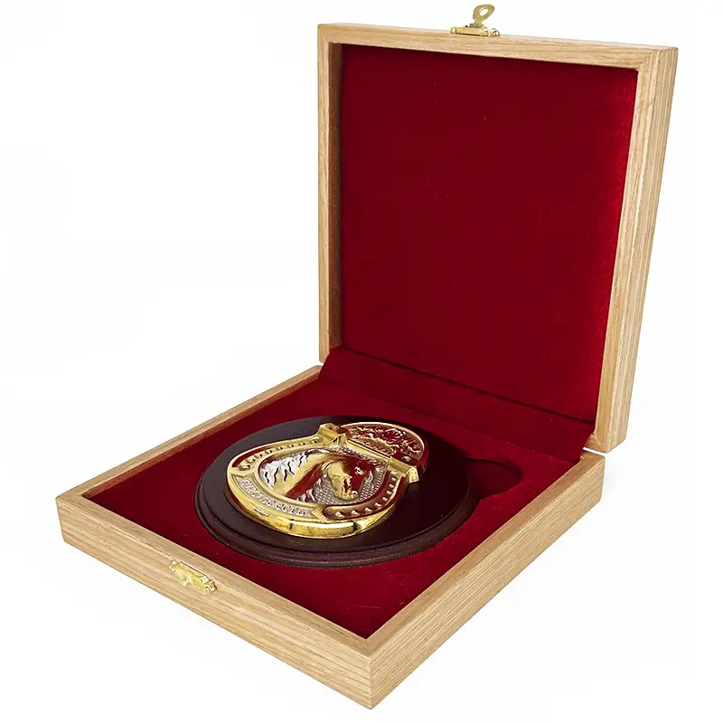 Подкова с конем "Счастье есть" Златоуст