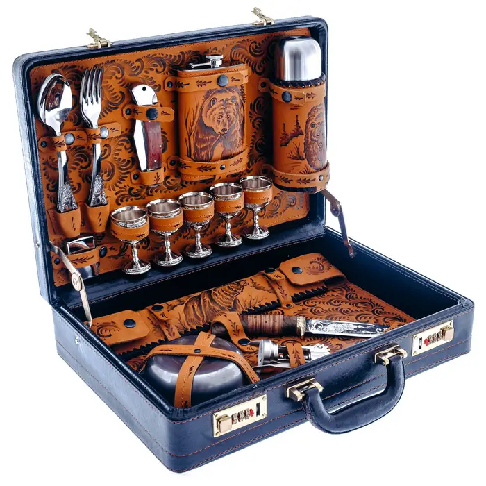 Набор для шашлыка на 5 персон "Звери"