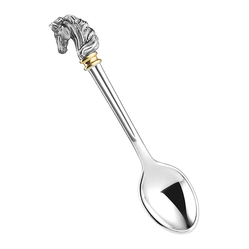 Армуд с ложкой и блюдцем "Лошадь"