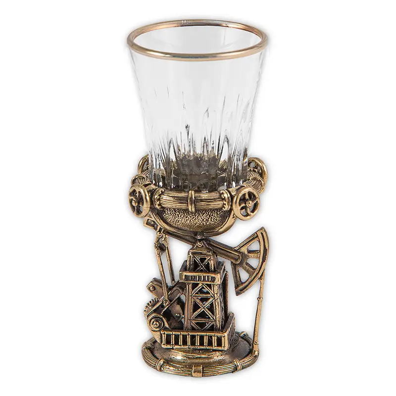 Водочный набор из 2-х стопок "Нефть и Газ" 