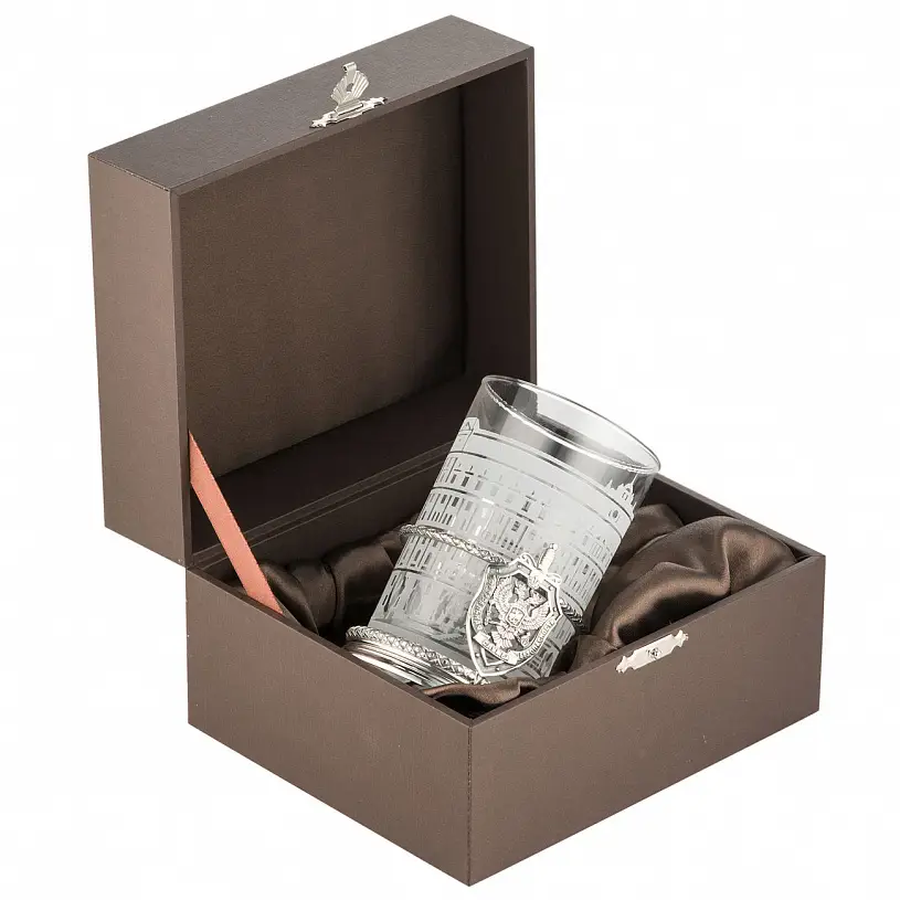 Серебряный подстаканник "ФСБ"