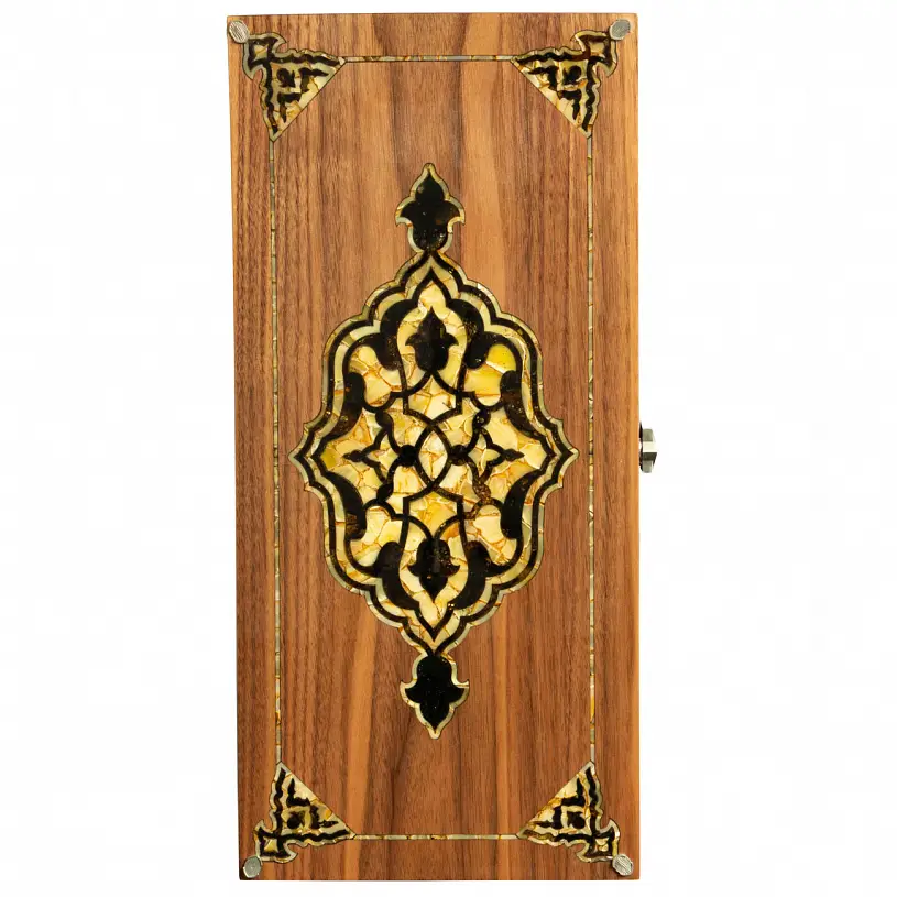 Нарды из ореха и янтаря "Султан"