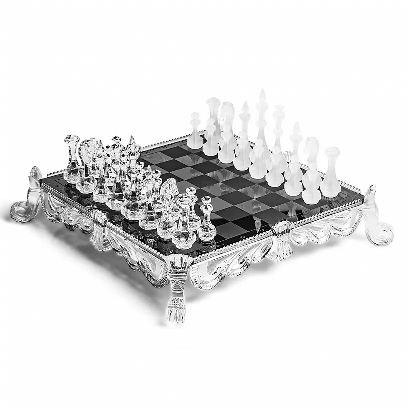 Шахматы из хрусталя "Грация"
