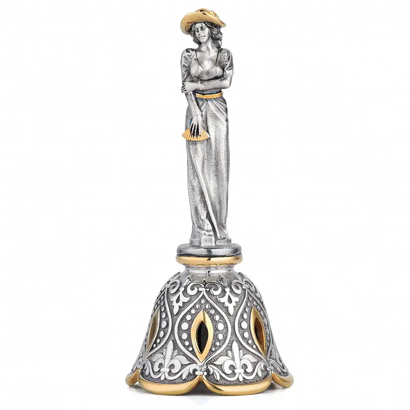 Набор колокольчиков из серебра "Три сестры"