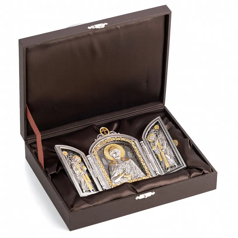 Серебряный складень «Святой Димитрий»