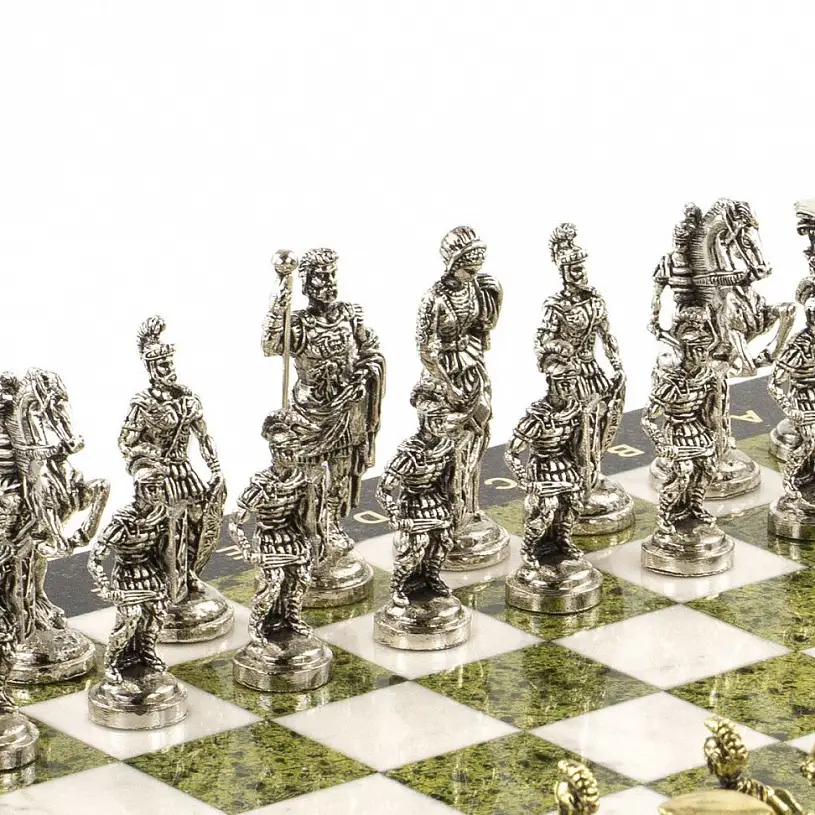 Шахматы из камня "Римляне" 44х44см