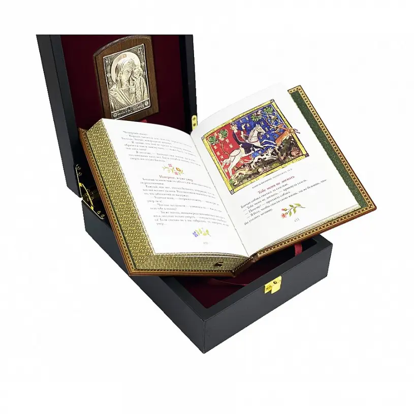 Подарочный набор "Притчи с иконой" 