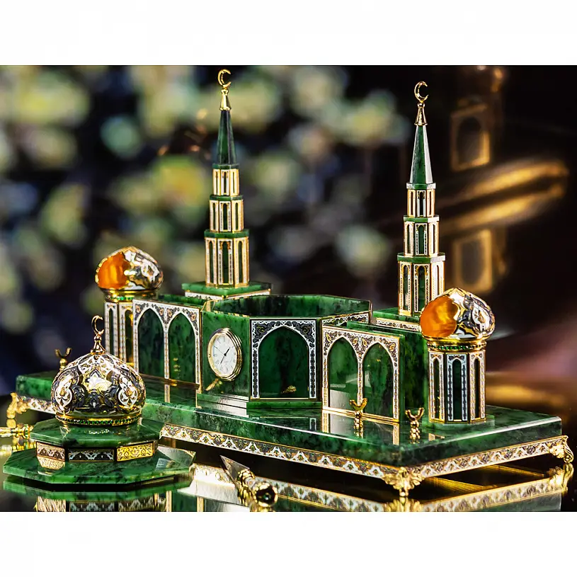 Настольный набор "Восточный" из нефрита