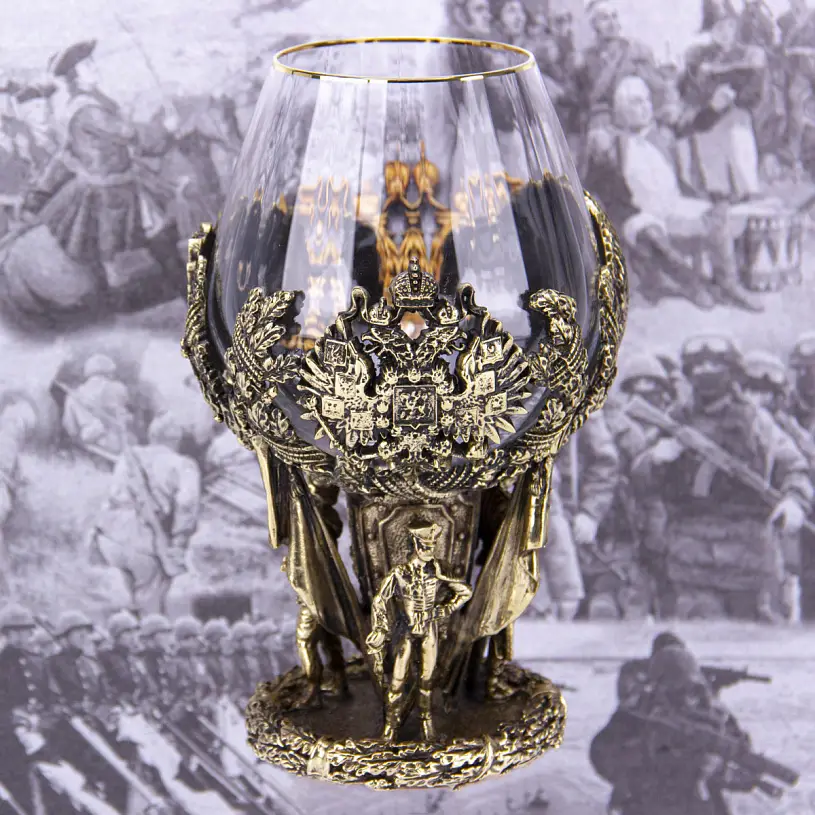 Набор из  6-ти бокалов для коньяка "Русские войны" 