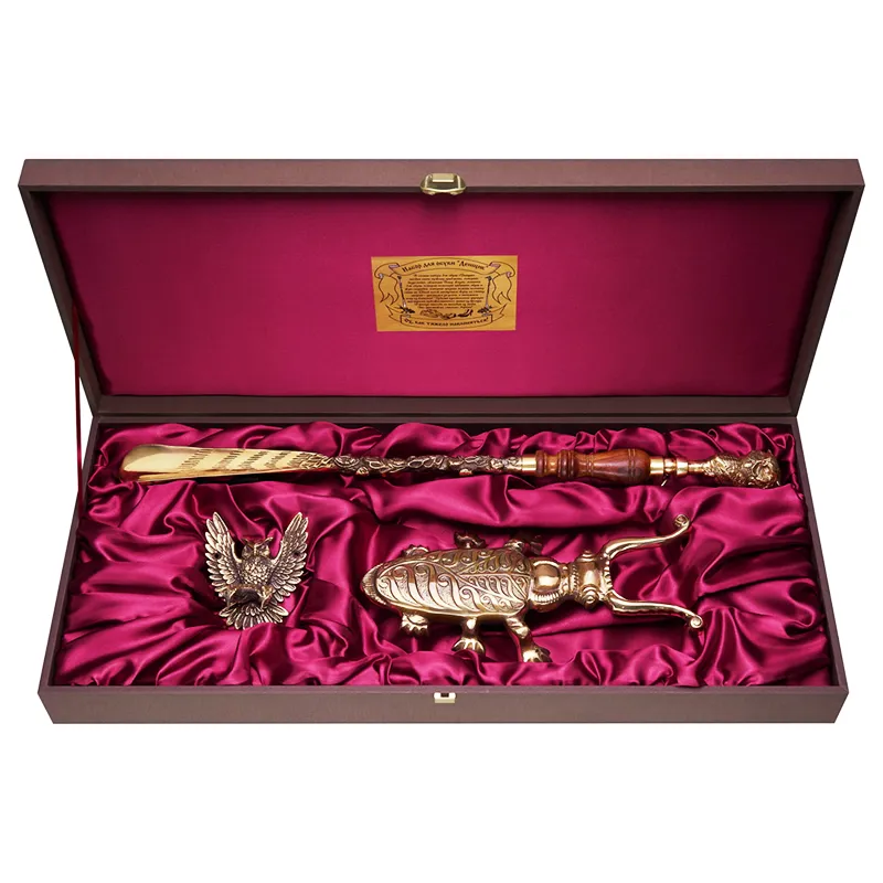 Набор для обуви в подарочном футляре "Сова"