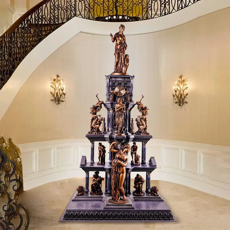 Часы напольные "Храм времени"