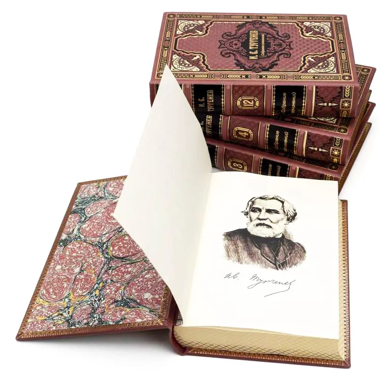 Подарочное собрание сочинений в 12-ти томах И.С. Тургенев