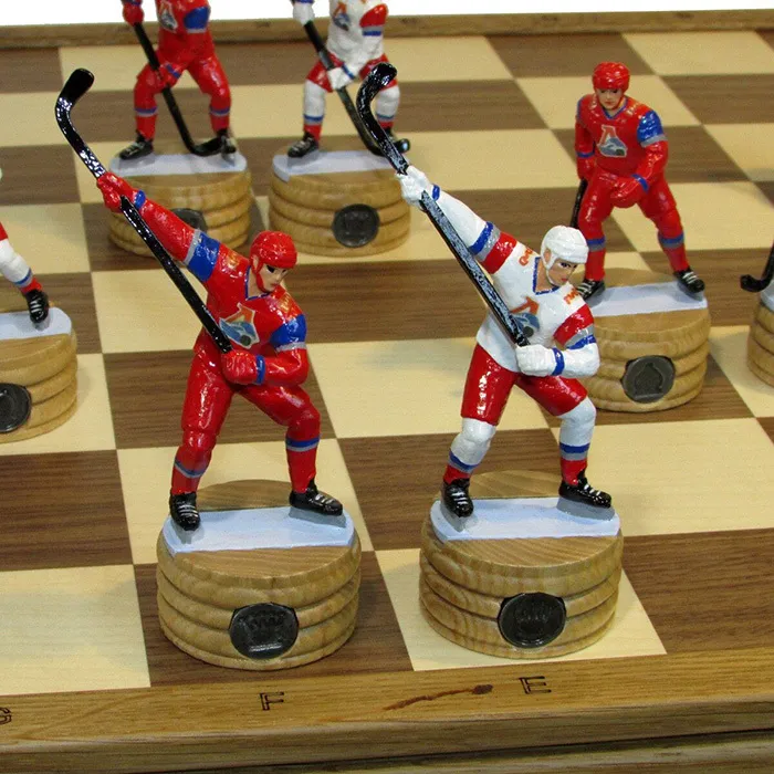 Шахматы коллекционные «Хоккей. Локомотив»