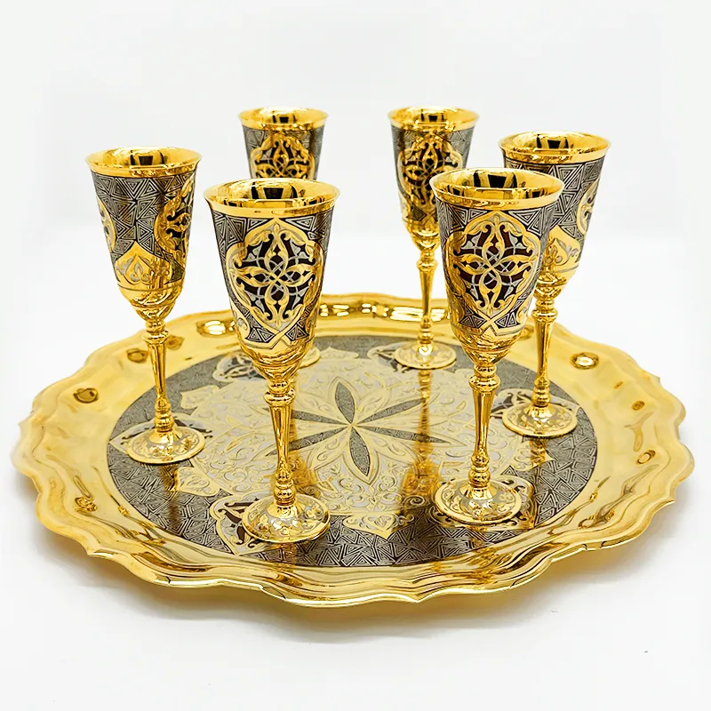 Питейный набор на 6 персон "Восточный" Златоуст