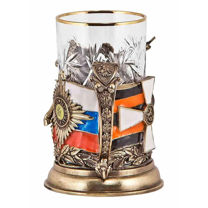 Набор для чая из двух подстаканников "Великая Россия"