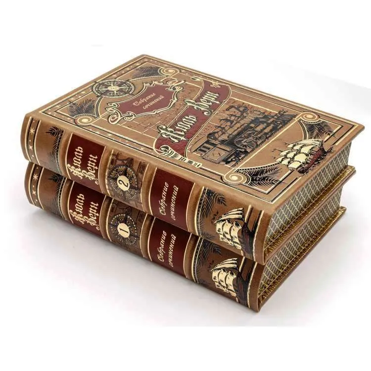 Подарочное собрание сочинений в 12 томах Жюль Верн 
