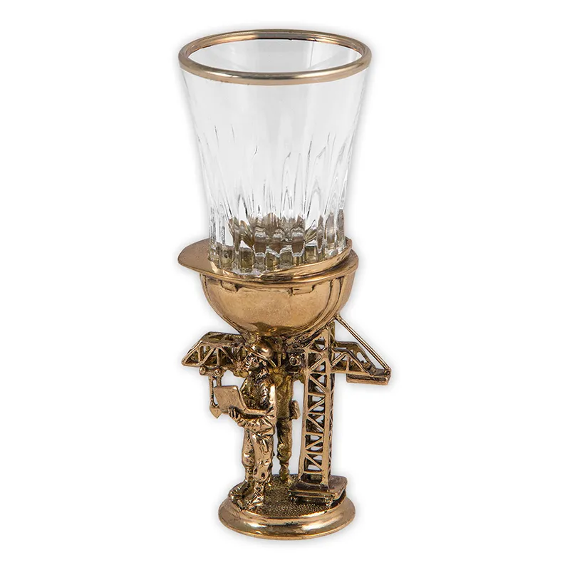 Набор из 3-х стопок "Строительные" в деревянном ящике для инструментов 