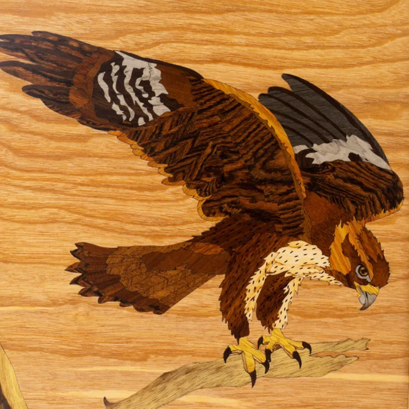 Нарды из  карельской березы "Сокол"