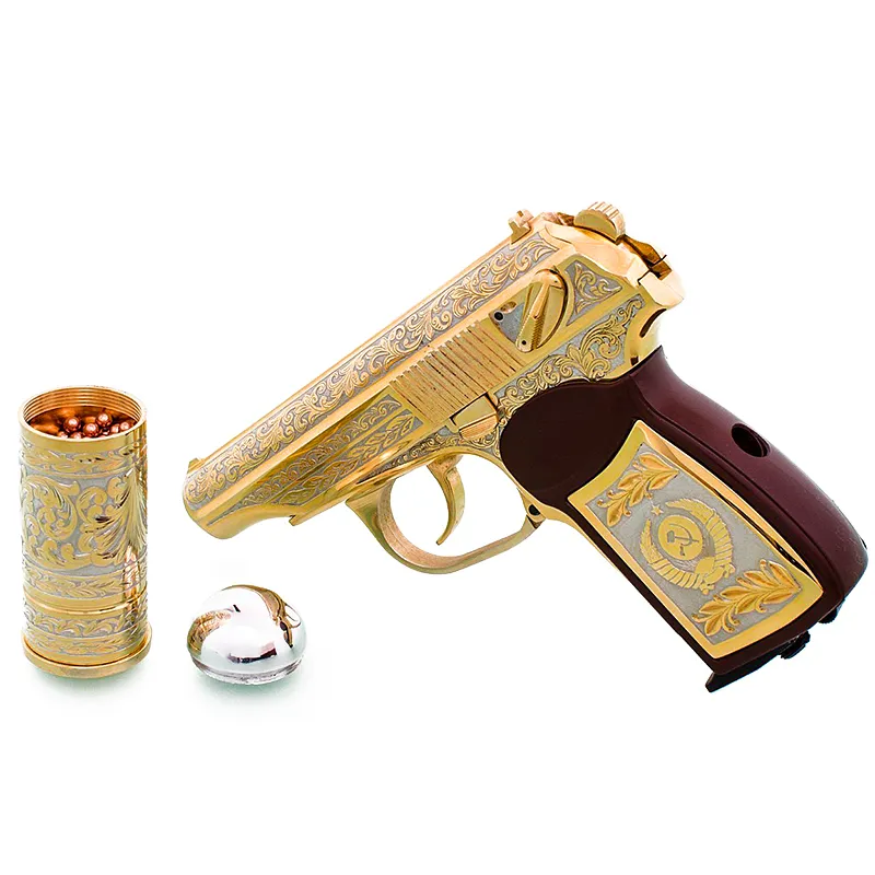 Золотой пистолет "СССР" пневматический