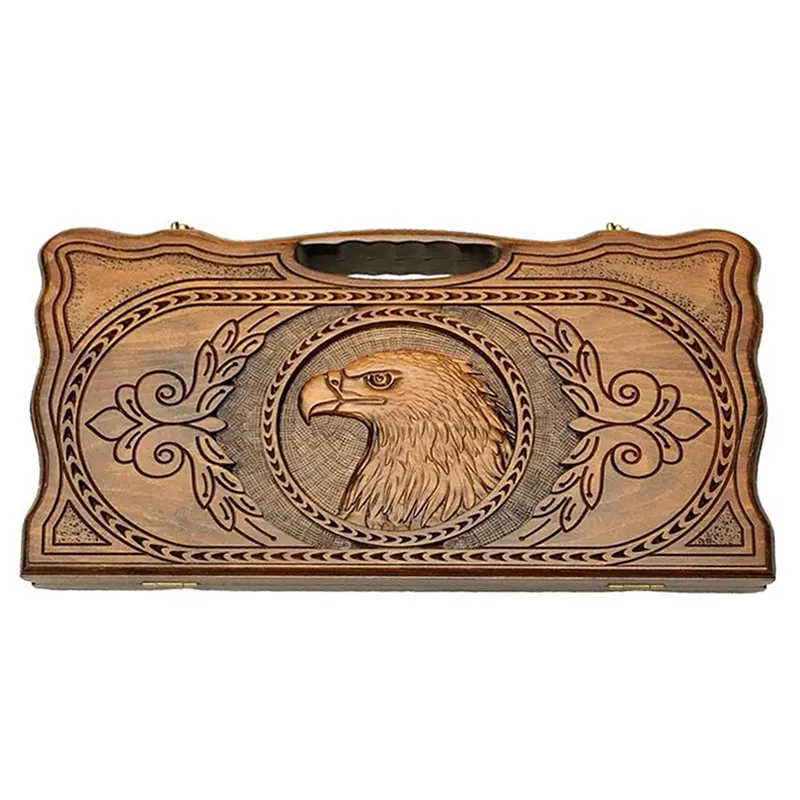 Нарды-шашки резные "Орел"