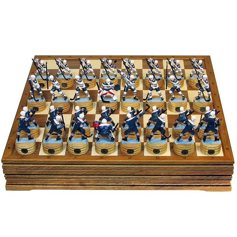 Шахматы коллекционные «Хоккей. Металлург»