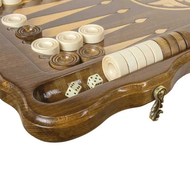 Нарды подарочные из массива бука "Львиная битва"