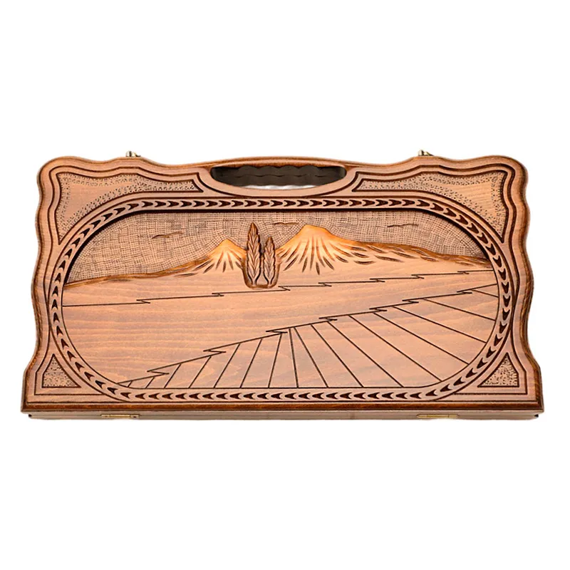 Нарды-шашки резные "Арарат"