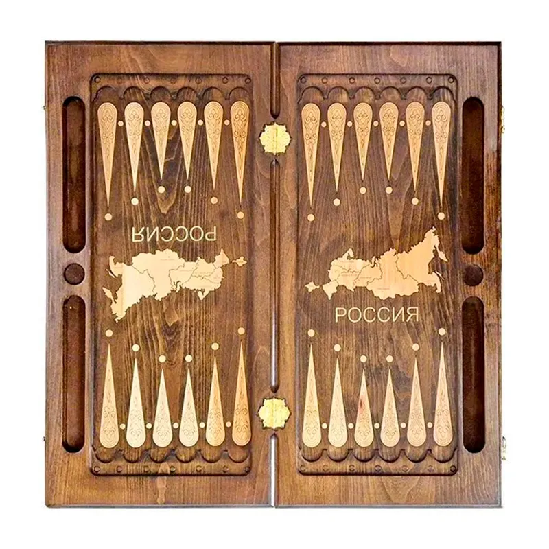 Нарды подарочные "Герб России"